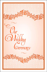 Wedding Program Cover Template 4C - Graphic 5